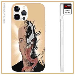 Eminem Cases - Half-Face Eminem And Symbiote Venom iPhone 12 Cover RM0310