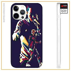 Eminem Cases - Double Abstract Silhouette Eminem iPhone 12 Fitted Case RM0310