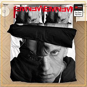 Eminem Bedding Sets - Fierce Eminem's Devil Horns Hand Sign Gray Bedclothes RM0310