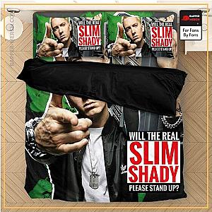 Eminem Bedding Sets - Eminem Boombox The Real Slim Shady Please Stand Up Bed Linen RM0310