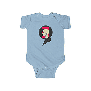 Eminem Baby Onesies - Hip-Hop Rapper Eminem Side View Portrait Baby Bodysuit RM0310