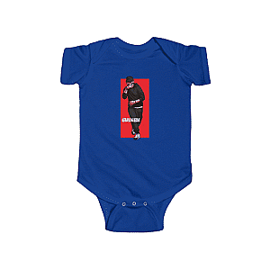 Eminem Baby Onesies - Detroit Rapper Slim Shady Eminem Rapping Dope Baby Onesie RM0310