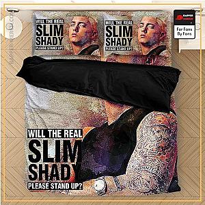 Eminem Bedding Sets - The Real Slim Shady Please Stand Up Eminem Art Bedding Set RM0310