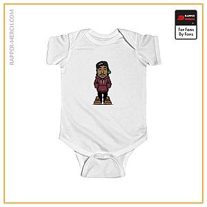 Tupac Shakur Baby Onesies - Rapper 2pac Makaveli Miniature Design Baby Toddler Onesie RM0310