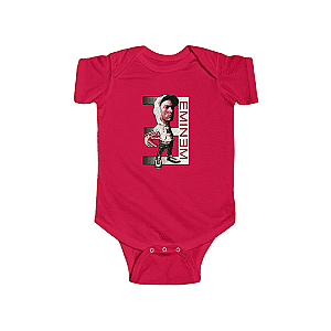 Eminem Baby Onesies - Cool Slim Shady Eminem Caricature Artwork Newborn Onesie RM0310