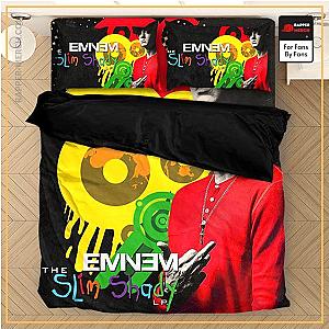 Eminem Bedding Sets - Eminem Middle Finger Sign The Slim Shady Vibrant Bed Linen RM0310