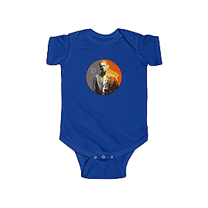 Eminem Baby Onesies - Rapper Marshall Mathers Eminem Portrait Dope Baby Onesie RM0310