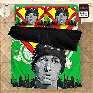 Eminem Bedding Sets - Eminem Superman Inspired Logo Slim Shady Bedding Set RM0310