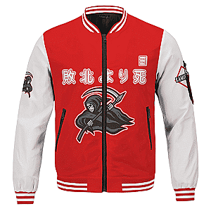 Eminem Jackets - Japanese Death Over Defeat Eminem Kamikaze Varsity Jacket RM0310