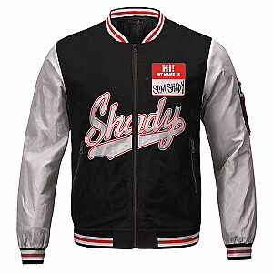 Eminem Jackets - American Rapper Eminem Slim Shady D12 Letterman Jacket RM0310