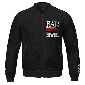 Eminem Jackets - Bad Meets Evil Hip-Hop Duo Eminem &amp; Royce Da 5'9 Bomber Jacket RM0310