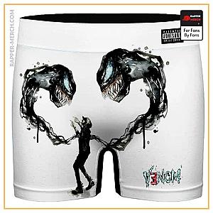 Eminem Face Masks - Venom Symbiote Alien Eminem Art White Men's Boxer Shorts RM0310