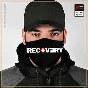 Eminem Face Masks - Eminem Seventh Album Recovery Logo Black Face Mask RM0310