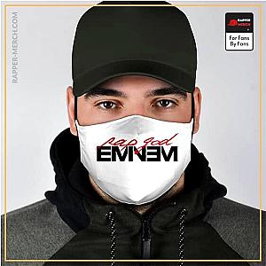 Eminem Face Masks - Rap God Eminem Minimalist Art White Cloth Face Mask RM0310