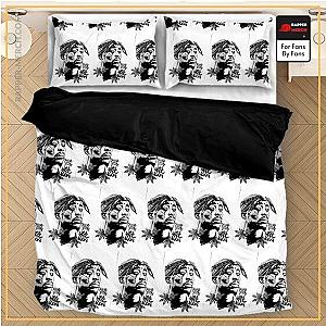 Tupac Shakur Bedding Sets - Tupac Amaru Shakur Zombie Art White Fantastic Bedding Set RM0310