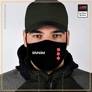 Eminem Face Masks - Marshall Mathers Eminem Dice Art Black Cloth Face Mask RM0310