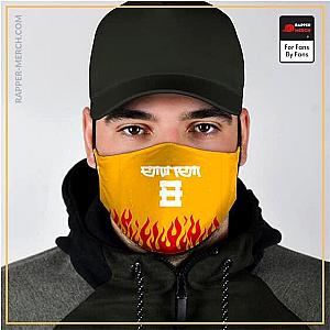 Eminem Face Masks - Eminem 8 Mile Red Flame Artwork Dope Filtered Face Mask RM0310