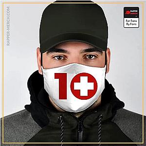 Eminem Face Masks - Eminem Album Recovery 10 Symbol White Cloth Face Mask RM0310