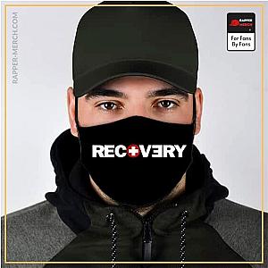 Eminem Face Masks - Eminem Music Album Recovery Logo Awesome Black Face Mask RM0310