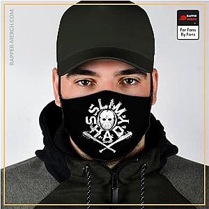 Eminem Face Masks - Badass Slim Shady Hockey Mask Artwork Black Face Mask RM0310