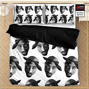 Tupac Shakur Bedding Sets - 2pac Shakur Bubble Head Pattern Thug Life Amazing Bedding Set RM0310