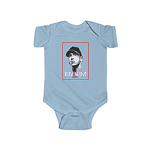 Eminem Baby Onesies - 2015 Marshall Mathers Eminem Head Artwork Infant Bodysuit RM0310