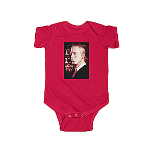 Eminem Baby Onesies - American Rapper Eminem Serious Stare Amazing Baby Onesie RM0310