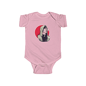 Eminem Baby Onesies - Hip-Hop Rap Icon Eminem Wearing Hoodie Newborn Bodysuit RM0310