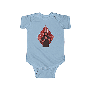 Eminem Baby Onesies - Eminem Burning Microphone Tone Deaf Art Dope Baby Romper RM0310