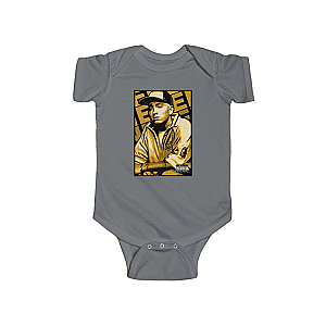 Eminem Baby Onesies - Hip-Hop Rapper Golden Eminem Art Dope Slim Shady Baby Romper RM0310