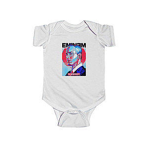 Eminem Baby Onesies - Slim Shady Awesome Modern Pop Art Eminem Newborn Clothes RM0310