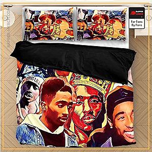 Tupac Shakur Bedding Sets - Tupac Amaru Shakur Wonderful Picture Collage Cool Bedding Set RM0310