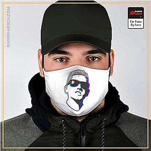 Eminem Face Masks - Eminem Rap God Glitch Artwork Awesome White Face Mask RM0310