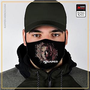 Eminem Face Masks - Eminem Relapse Artwork Stylish Black Filtered Face Mask RM0310