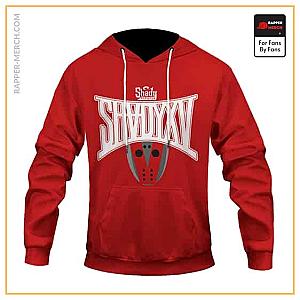 Eminem Hoodies - Eminem Shady XV Album Hockey Mask Logo Badass Hoodie RM0310