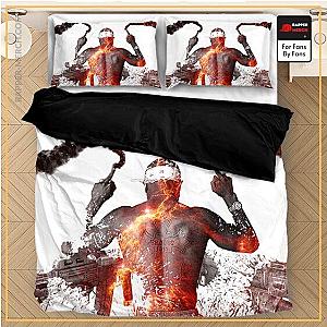 Tupac Shakur Bedding Sets - Tupac Shakur Middle Finger Guns And Smoke Dope Bedding Set RM0310