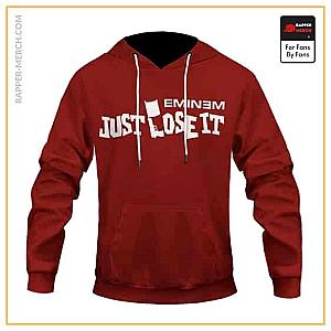 Eminem Hoodies - Slim Shady Eminem Just Lose It Stylish Red Hoodie Jacket RM0310