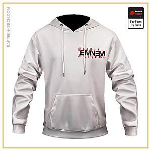 Eminem Hoodies - Marshall Mathers Eminem Tattoo Design Cool White Hoodie RM0310