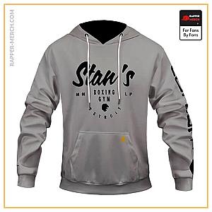 Eminem Hoodies - Marshall Mathers Stan’s Boxing Gym Logo Gray Hoodie Jacket RM0310