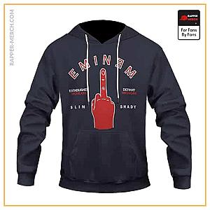 Eminem Hoodies - Detroit Rapper Slim Shady Eminem Middle Finger Epic Hoodie RM0310