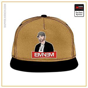 Eminem Caps - American Rapper Eminem Logo Art Dope Khaki Snapback Cap RM0310