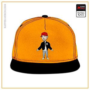 Eminem Caps - Slim Shady Eminem Caricature Style Orange Snapback RM0310