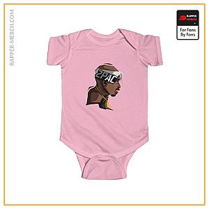 Tupac Shakur Baby Onesies - Legend Rapper 2pac Shakur Minimalist Design Baby Onesie RM0310