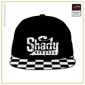 Eminem Caps - Eminem Shady Records Logo Cool Checkerboard Pattern Snapback RM0310