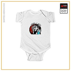 Tupac Shakur Baby Onesies - Hip Hop Icon 2pac Shakur Thug Life Tribute Baby Bodysuit RM0310