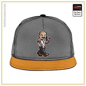 Eminem Caps - Slim Shady Eminem Rapping Cartoon Illustration Snapback Cap RM0310