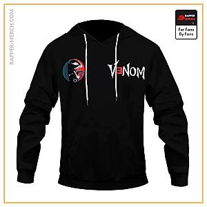 Eminem Hoodies - Rap Icon Marshall Mathers Eminem Venom Artwork Black Hoodie RM0310