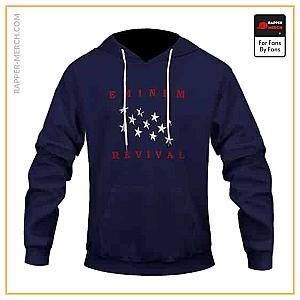 Eminem Hoodies - Unique Eminem Album Revival American Flag Inspired Hoodie RM0310