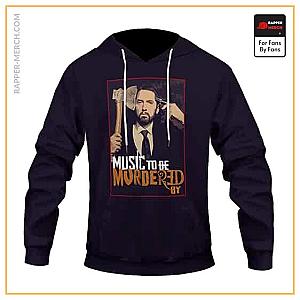 Eminem Hoodies - Eminem Music To Be Murdered By Portrait Epic Hoodie Jacket RM0310