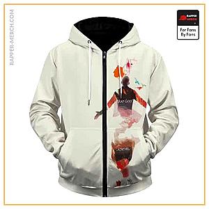 Eminem Zipped Hoodies - Rap God Eminem Legacy Painting Art Epic Zip Up Hoodie RM0310